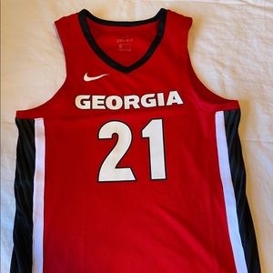 UGA basketball jersey sz M